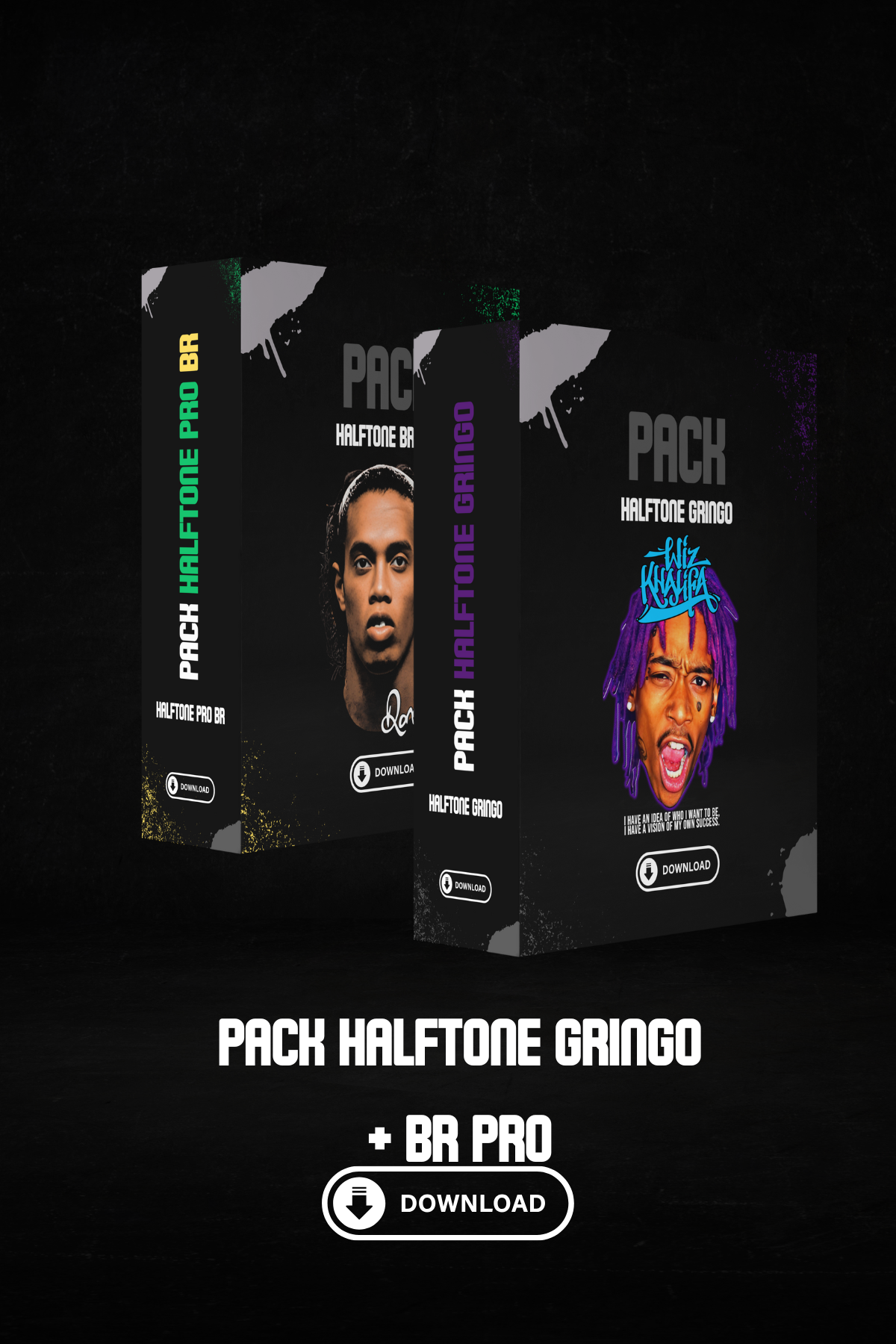 Pack Halftone BR-PRO+Gringo - Packtone Collection